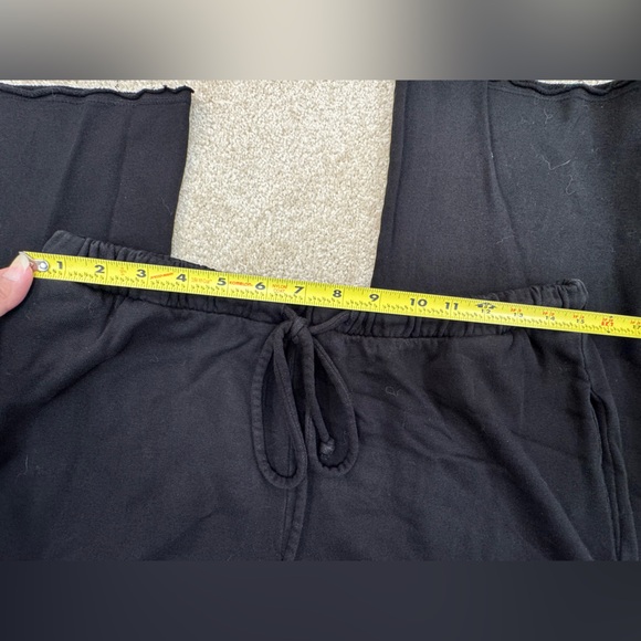 Lanston Black Wide Leg Drawstring Pant Size Medium - Picture 7 of 9